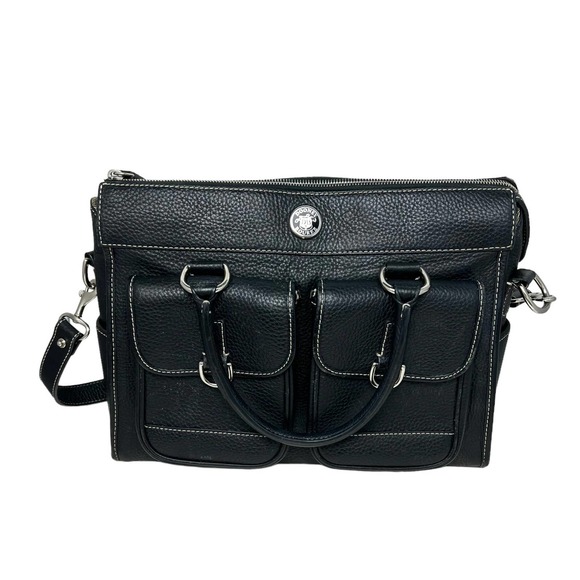 Dooney & Bourke Handbags - Dooney & Bourke Vintage Satchel Black Leather